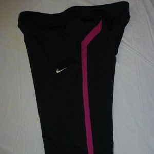 Girls Nike Dri-Fit Black Training Pants Size XL